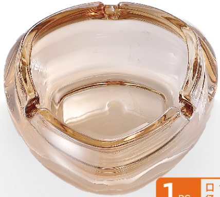 Glass Ashtray (Model TYG1207/L